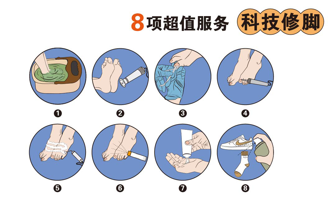 自贡专业修脚店